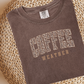Coffee Weather Tee | Comfort Colors Espresso Leopard Print