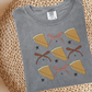 Coquette Pumpkin Pie Tee | Comfort Colors Pepper Grey