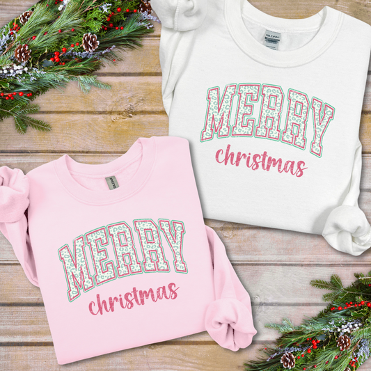 Varsity Merry Christmas Tee | T-Shirt Bar