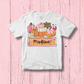 Girls Personalized Pumpkin Patch Tee | Pink and Orange Fall Shirt