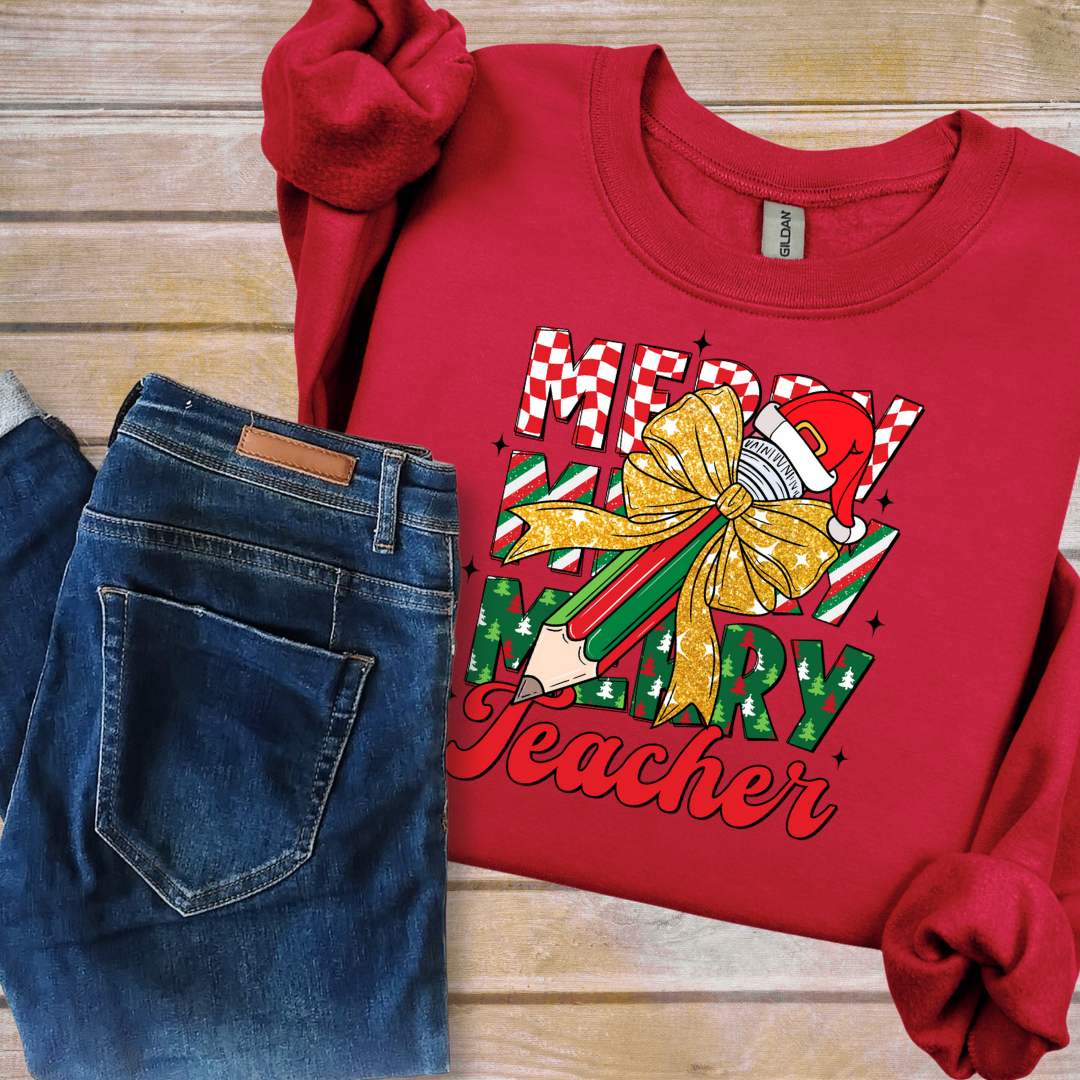 Merry Teacher Tee | T-Shirt Bar