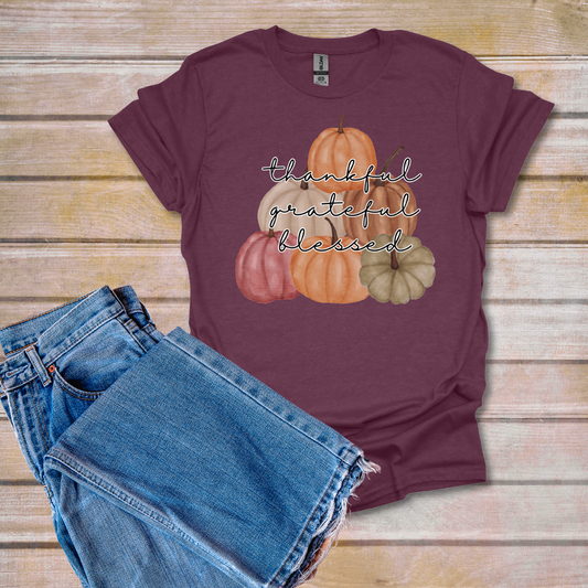 Fall Thankful Pumpkins | T-Shirt Bar