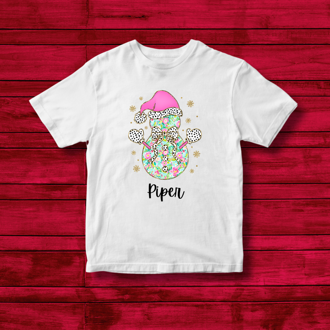 Personalized Frosty Tee | Kids T-Shirt Bar