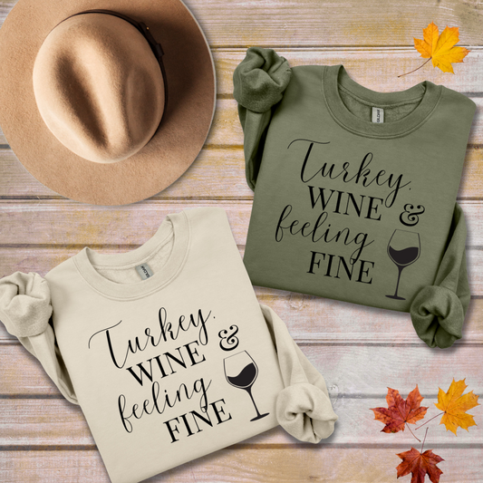 Turkey, Wine, and Feeling Fine | T-Shirt Bar